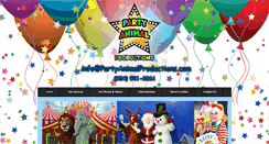 Desktop Screenshot of partyanimalproductions.com